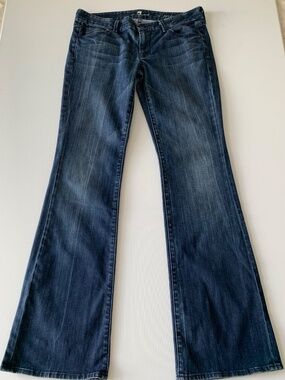 7 for All Mankind TrashyY2K Low Rise Flare Jean Vintage Women's Size 30